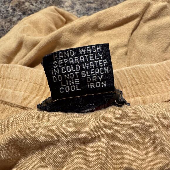 Adrian Karen Womens Skirt Vintage Button Maxi Embroidered Boho Cottage 14 LB - Picture 3 of 7